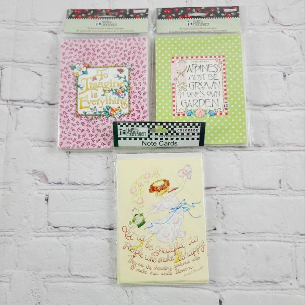 Mary Engelbright Notecards Bundle Of 3 Packs Unopened